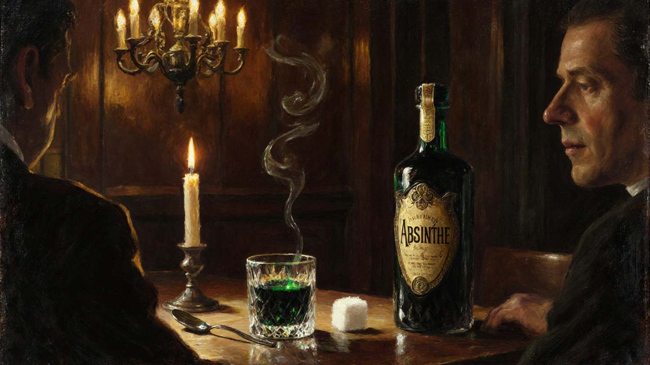 Schwarzer Absinthe pur trinken - Was du wissen musst