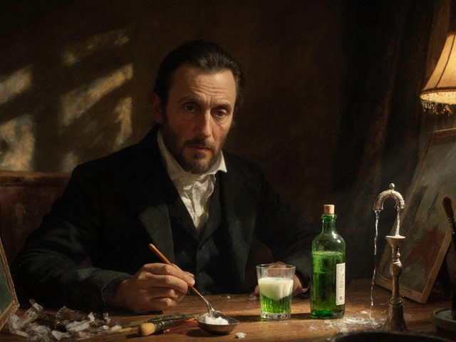 Halluzinieren Menschen durch Absinth? Die Wahrheit hinter dem grünen Geist