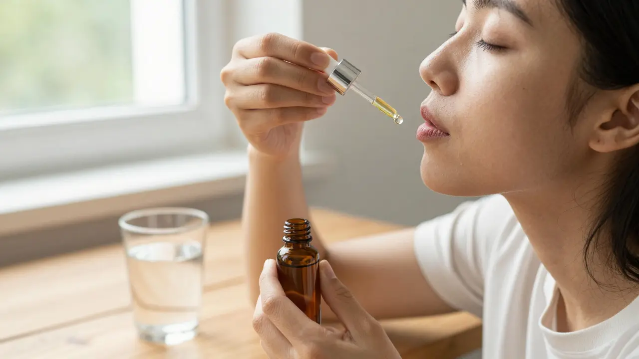 Wie lange nach CBD-Öl kann ich Wasser trinken?