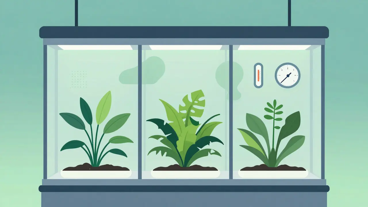 Klimakammer für Durban Poison mit optimalen Wachstumsbedingungen